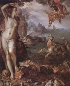 Joachim Wtewael Perseus and Andromeda (mk05) Sweden oil painting art